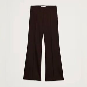 Banana Republic Chocolate Brown High-Rise Flare Pants XS (Runs XXS) Like New